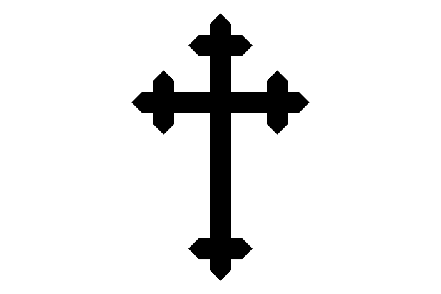 High Quality Catholic Cross Blank Meme Template