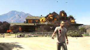 High Quality Trevor Walking Away From Explosion Blank Meme Template