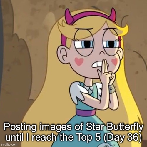 Day 36 | Posting images of Star Butterfly until I reach the Top 5 (Day 36) | image tagged in star butterfly | made w/ Imgflip meme maker