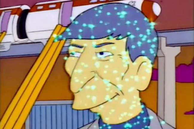 Leonard Nimoy Simpsons Blank Meme Template