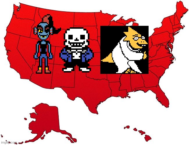 Red USA map | image tagged in red usa map | made w/ Imgflip meme maker