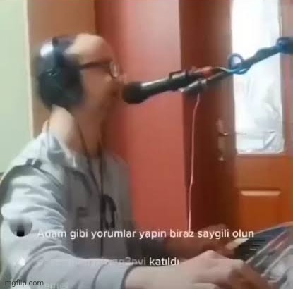 this guy was singing a song on instagram live stream ☠️ | made w/ Imgflip meme maker