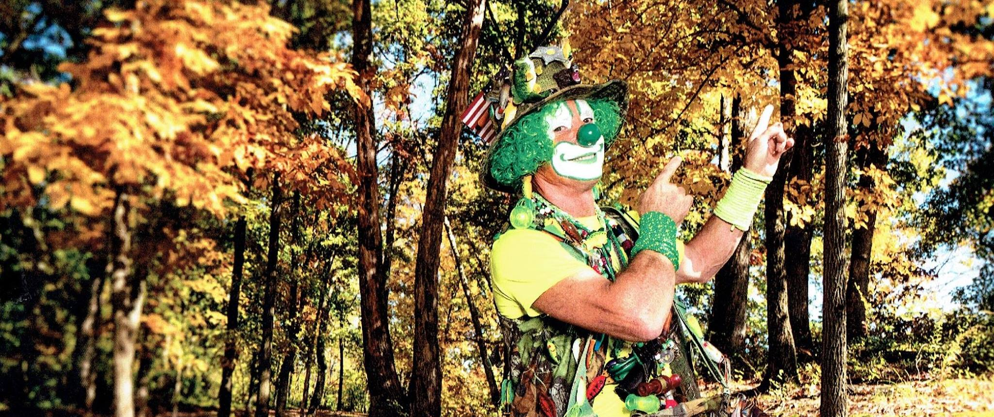 High Quality Camo the Clown woods JPP STY Blank Meme Template