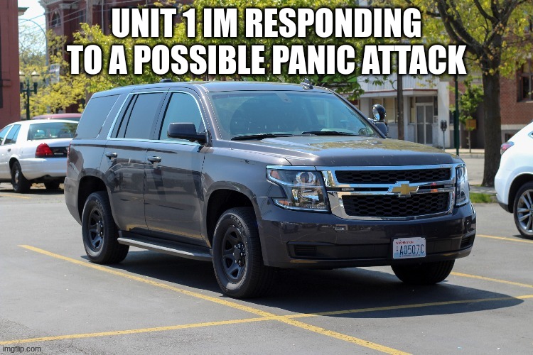 UNIT 1 IM RESPONDING TO A POSSIBLE PANIC ATTACK | made w/ Imgflip meme maker