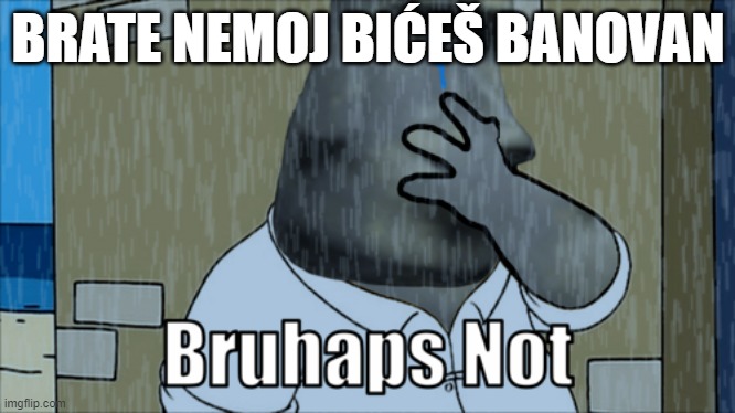 BRATE NEMOJ BIĆEŠ BANOVAN | made w/ Imgflip meme maker