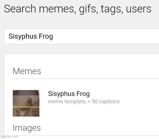 High Quality Sisyphys frog Blank Meme Template