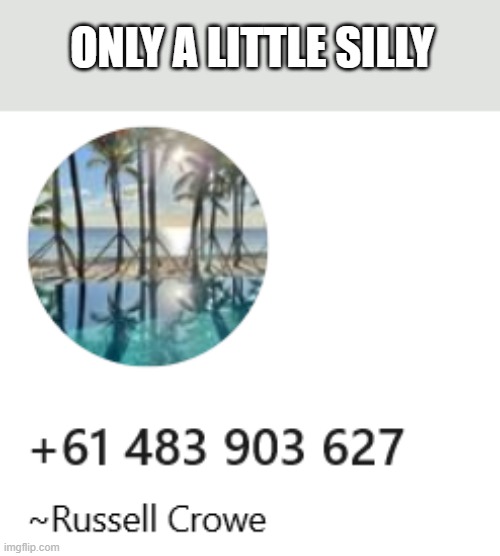 ONLY A LITTLE SILLY | made w/ Imgflip meme maker