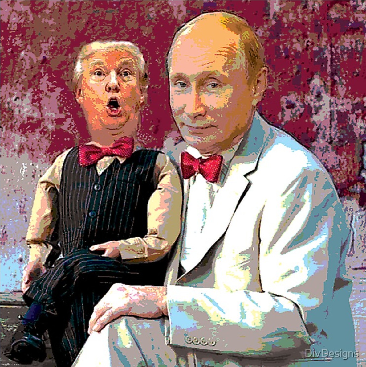 Trump Putin puppet | image tagged in trump putin puppet | made w/ Imgflip meme maker
