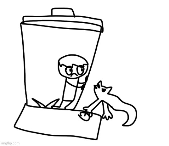 A simple doodle to avenge the death of the blender cat | made w/ Imgflip meme maker
