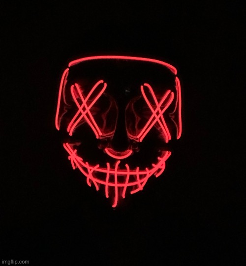Got my purge mask for Halloween. Imagine seeing this staring at you at night. | image tagged in photo,halloween,spooktober,spooky month | made w/ Imgflip meme maker
