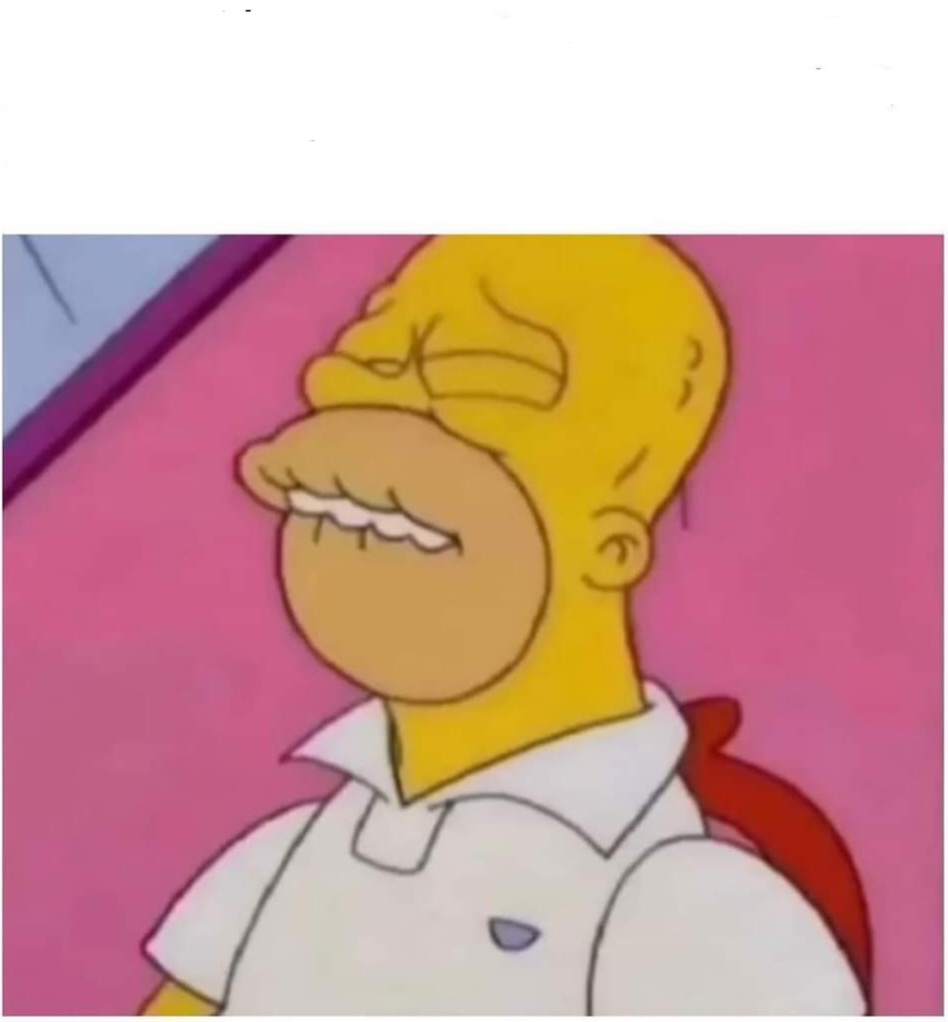 High Quality homer simpson Blank Meme Template