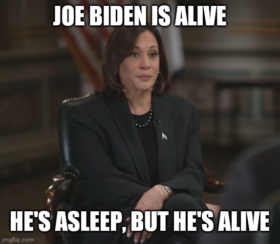 Oh Shit, Joe Biden is a Pod Person | JOE BIDEN IS ALIVE; HE'S ASLEEP, BUT HE'S ALIVE | image tagged in terminator,3rd term,manchurian candidate | made w/ Imgflip meme maker