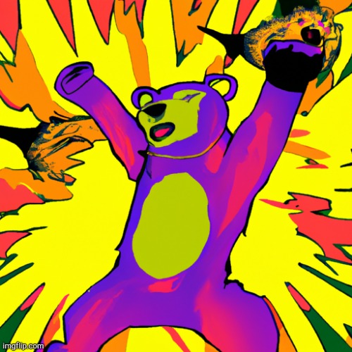 My one AI for the month - pooh bear vs evil | image tagged in winnie the pooh,ai meme | made w/ Imgflip meme maker