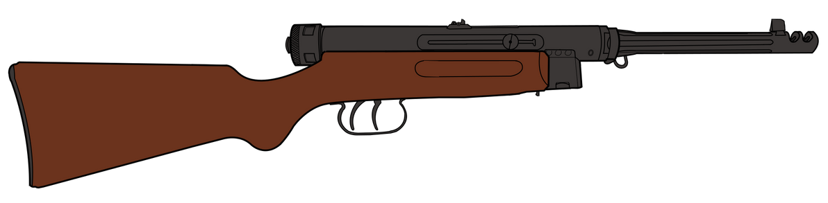 Beretta M38-42 (Unloaded) Blank Meme Template