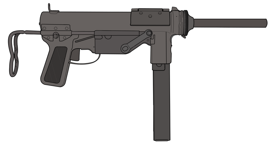 M3-Grease Gun Blank Meme Template