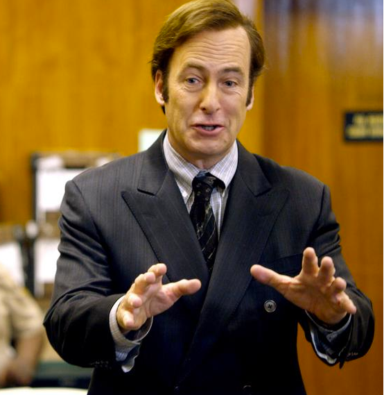 High Quality Saul Goodman in court Blank Meme Template