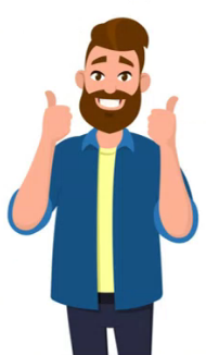 High Quality thumbs up guy Blank Meme Template