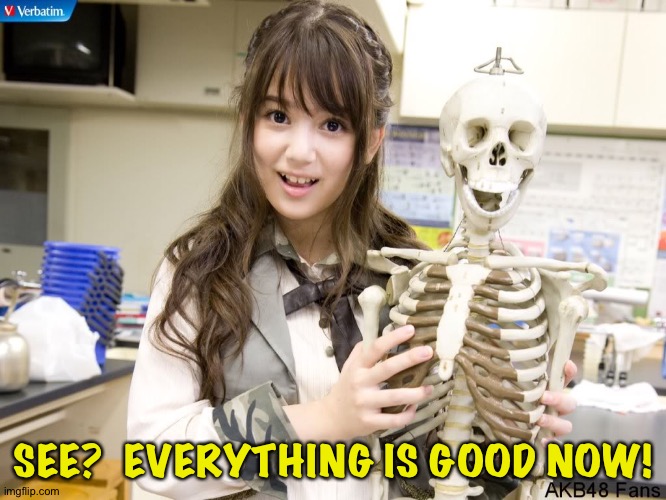SEE?  EVERYTHING IS GOOD NOW! | made w/ Imgflip meme maker