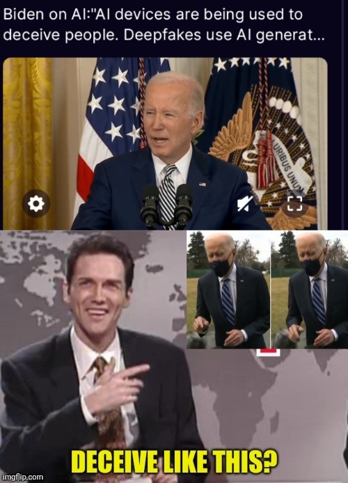 image tagged in ai meme,weekend update with norm,joe biden | made w/ Imgflip meme maker