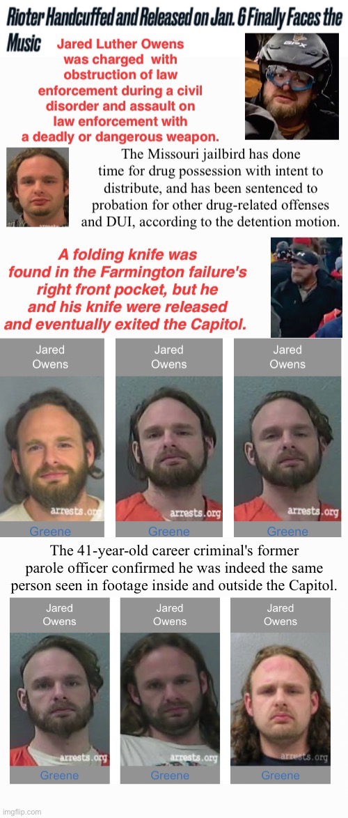 Maybe, just maybe, Jared isn't too fond of police | image tagged in assault,criminal,settling the score,knife rioter,domestic terrorist,treason | made w/ Imgflip meme maker