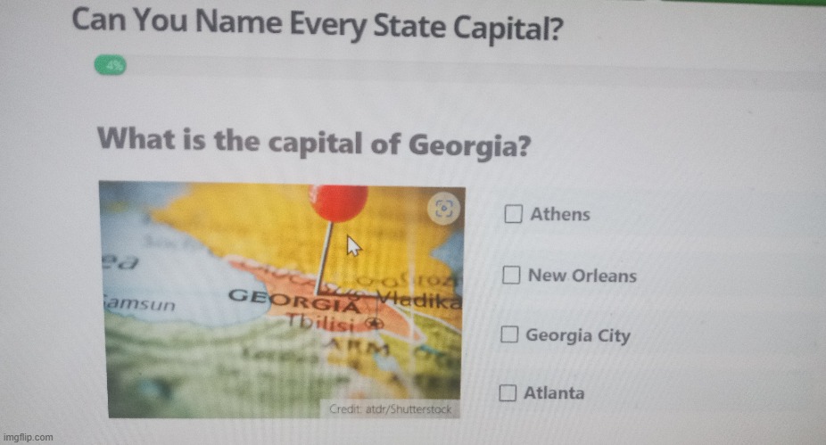 Wrong Georgia | image tagged in funny,memes,geography,stupid,cursed image | made w/ Imgflip meme maker