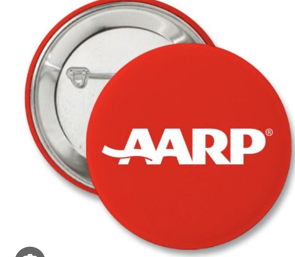 Aarp button Blank Meme Template