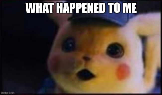 the upgraded surprised Pikachu | WHAT HAPPENED TO ME | image tagged in surprised pikachu irl,surprised pikachu | made w/ Imgflip meme maker