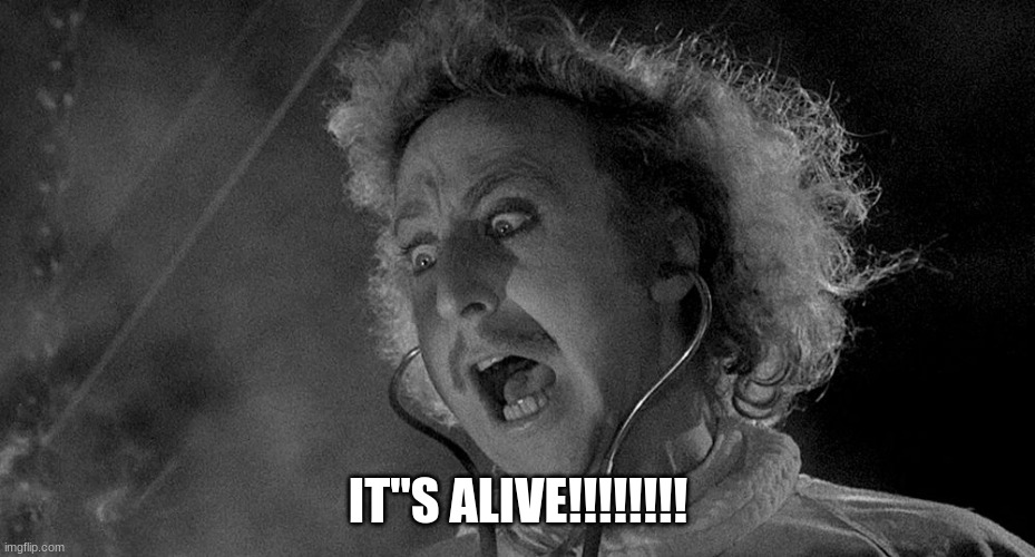Its Alive | IT"S ALIVE!!!!!!!! | image tagged in its alive | made w/ Imgflip meme maker