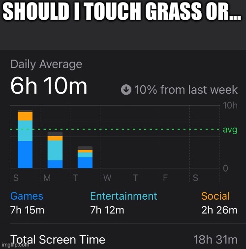 SHOULD I TOUCH GRASS OR... | image tagged in e | made w/ Imgflip meme maker