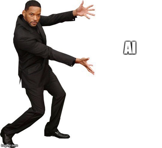 Tada Will smith | AI | image tagged in tada will smith | made w/ Imgflip meme maker