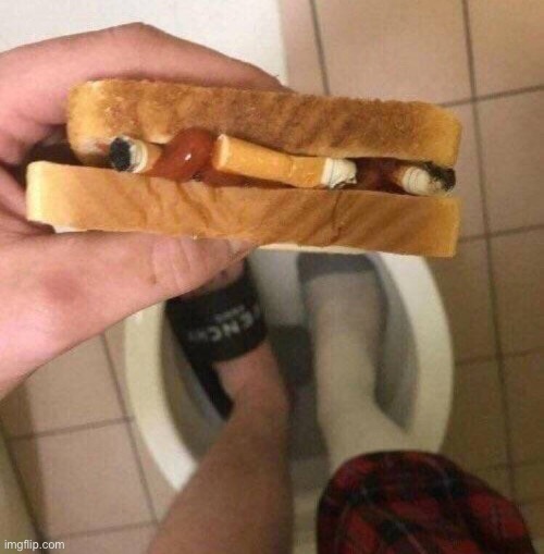 Sbpil | image tagged in cigarette sandwich | made w/ Imgflip meme maker