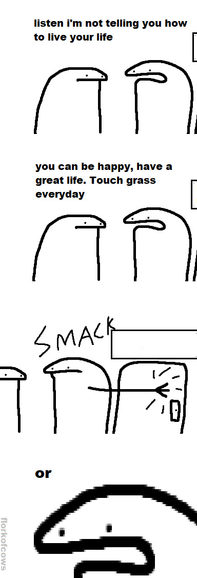 FlorkofCows Or Blank Meme Template