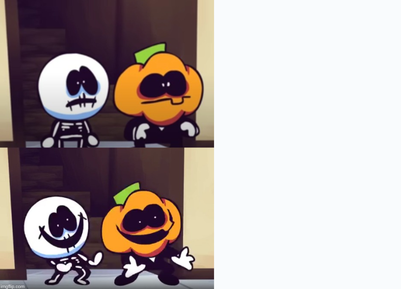 High Quality Spooky stops then restarts Blank Meme Template