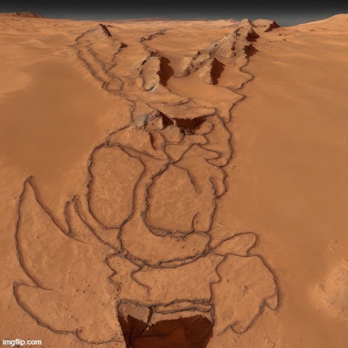 Pretty landscape of mars | made w/ Imgflip meme maker