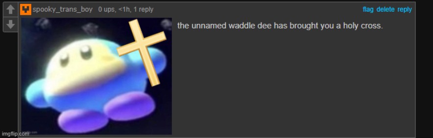 holy waddle dee | image tagged in holy waddle dee | made w/ Imgflip meme maker