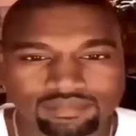 High Quality Kanye Stare Blank Meme Template