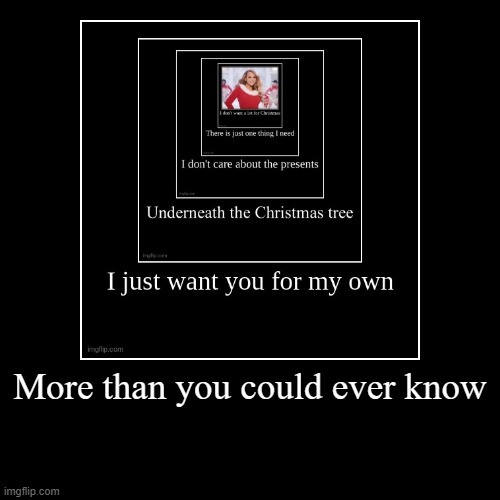 More than you could ever know | | made w/ Imgflip demotivational maker