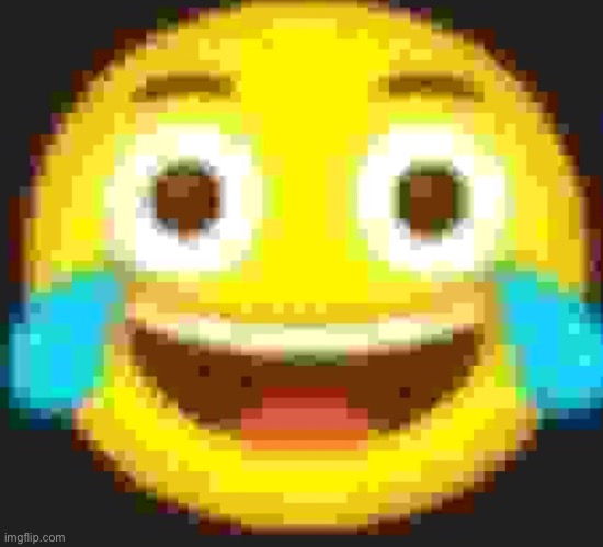 Cursed laughing google emoji | image tagged in cursed laughing google emoji | made w/ Imgflip meme maker