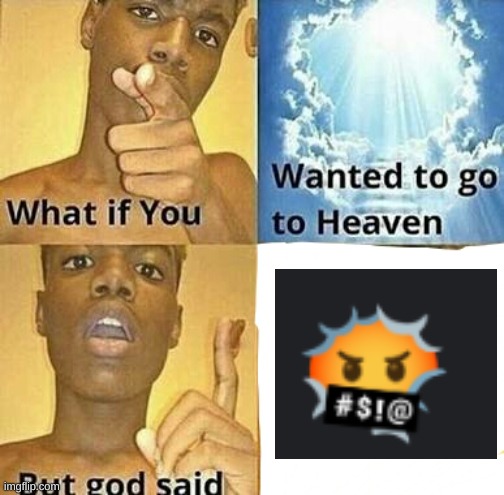 god to earth circa 2020 | image tagged in what if you wanted to go to heaven | made w/ Imgflip meme maker