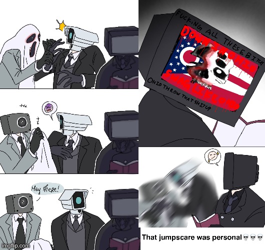 That jumpscare was personal | made w/ Imgflip meme maker