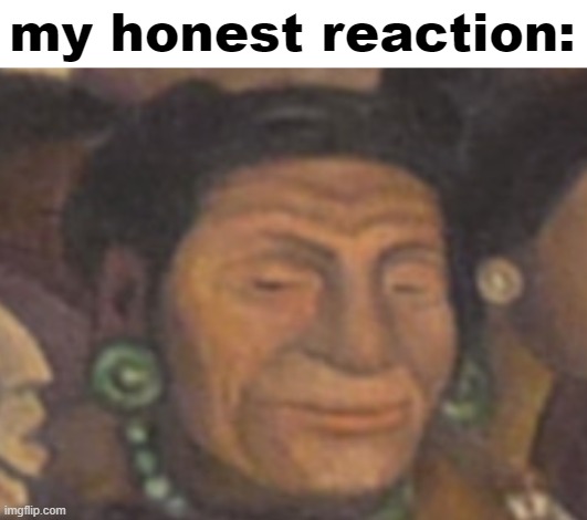 my honest reaction | my honest reaction: | image tagged in memes | made w/ Imgflip meme maker
