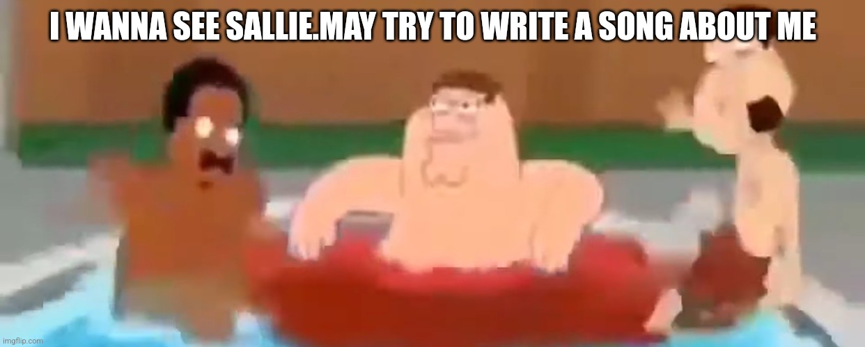 That would be fun | I WANNA SEE SALLIE.MAY TRY TO WRITE A SONG ABOUT ME | made w/ Imgflip meme maker