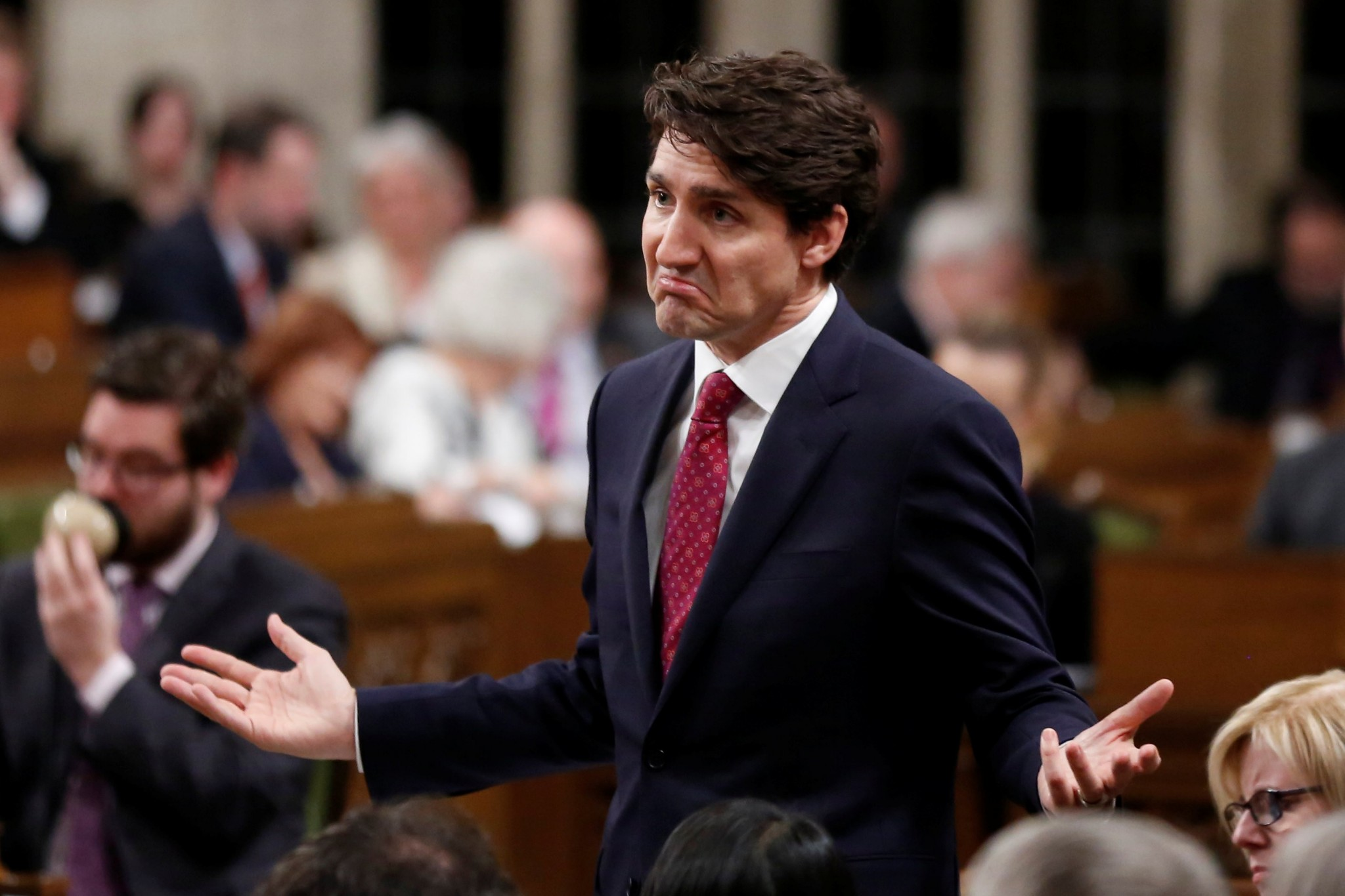 Justin Trudeau Blank Meme Template