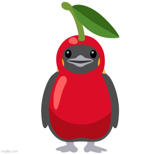 cherry and penguin | made w/ Imgflip meme maker