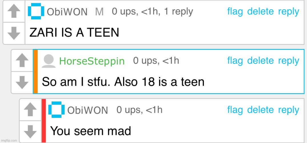 Update: he was but not at me | made w/ Imgflip meme maker