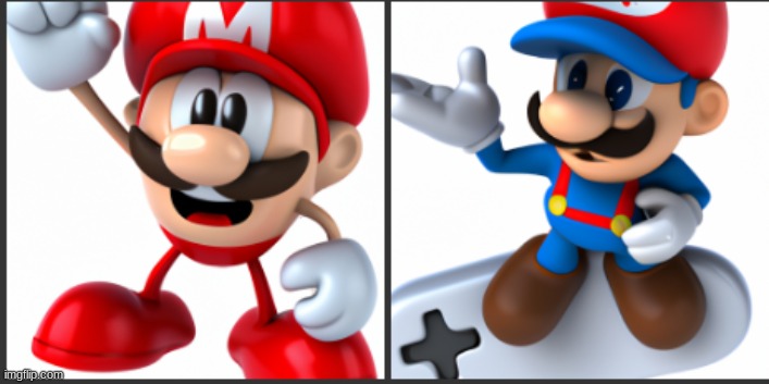 Ai mario Blank Meme Template