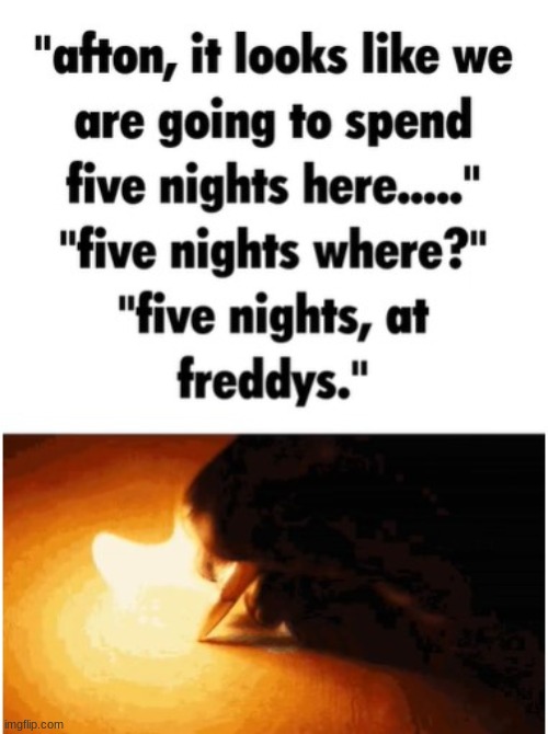 five nights at freddy's movie leaked scene | made w/ Imgflip meme maker