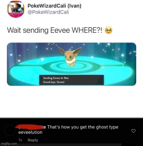 Sending eveee | image tagged in sending eveee | made w/ Imgflip meme maker