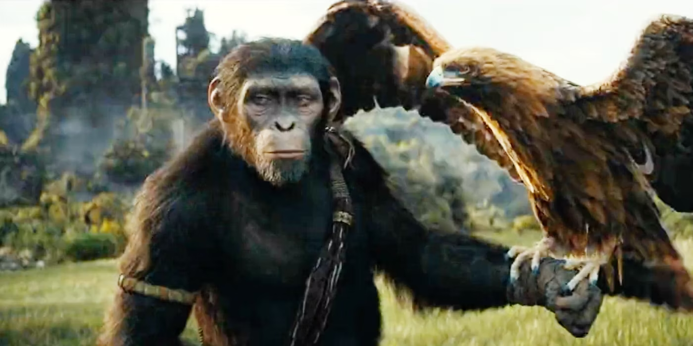 High Quality Kingdom Of The Planet Of The Apes Trailer Teaser Reveals Corneli Blank Meme Template