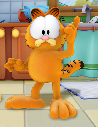 High Quality The Garfield Show Blank Meme Template